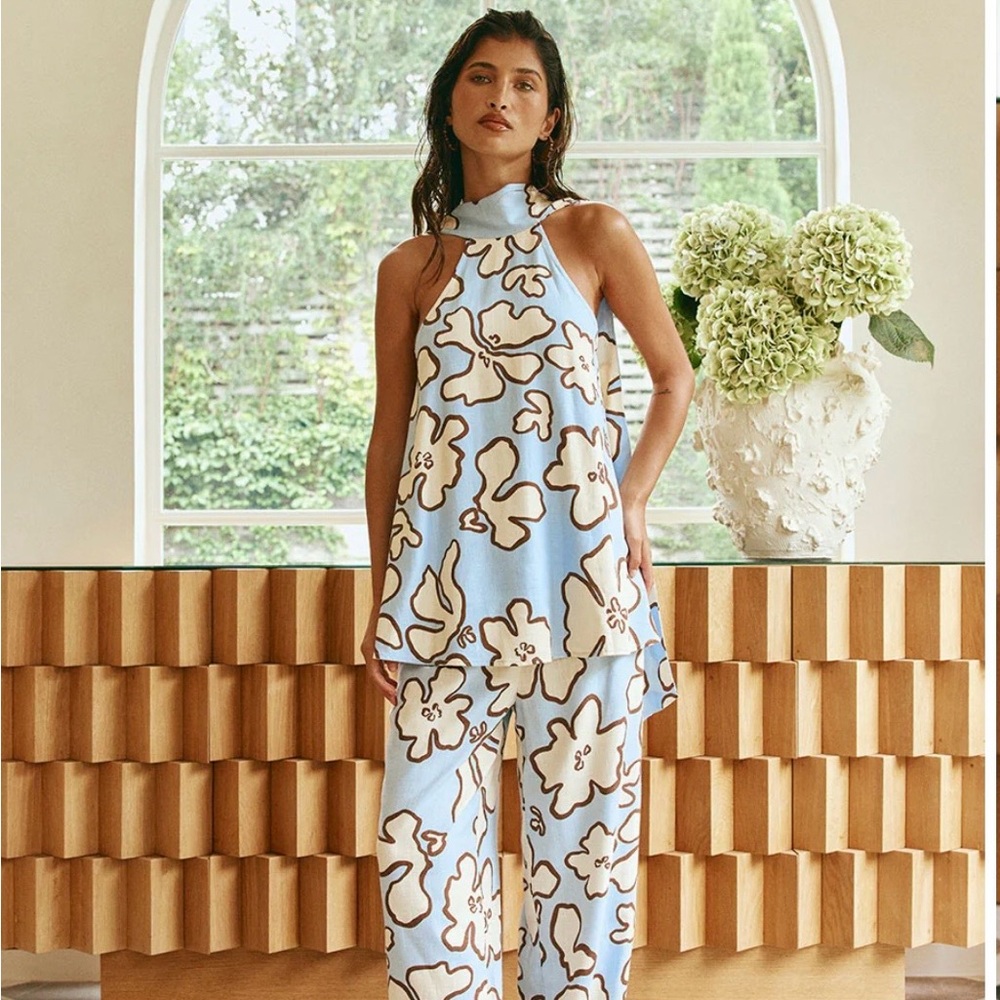 Sabo Skirt Iras Set - Halter Tank Top & Matching Pants